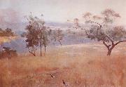 Arthur Loureiro An autumn monring oil painting on canvas
